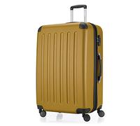 HAUPTSTADTKOFFER - SPREE - Valigia rigida, Trolley espandibile, Bagaglio con 4 ruote doppie, TSA, 75 cm, 119 litri, Autunno Oro