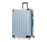 Hauptstadtkoffer Spree - Valigia rigida grande, TSA, 4 ruote doppie, trolley, valigia da viaggio, espandibile, 75 cm, 119 litri, Piscina blu