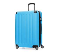 Hauptstadtkoffer Spree - Valigia rigida grande, TSA, 4 ruote doppie, trolley, valigia da viaggio, espandibile, 75 cm, 119 litri, Ciano