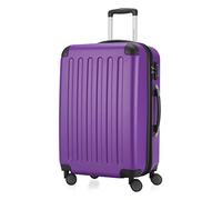 HAUPTSTADTKOFFER - SPREE - Valigia rigida, Trolley espandibile, Bagaglio con 4 ruote doppie, TSA, 65 cm, 74 litri, Viola