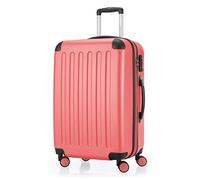 HAUPTSTADTKOFFER - Spree - Valigia Trolley rigido ABS TSA 4 ruote, 65 cm, 74 litres, corallo