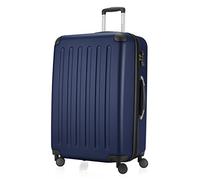 HAUPTSTADTKOFFER - Spree - Valigia Trolley rigido grande ABS TSA 4 ruote, 75 cm, 119 litres, Blu Scuro