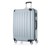 HAUPTSTADTKOFFER - SPREE - Valigia rigida, Trolley espandibile, Bagaglio con 4 ruote doppie, TSA, 75 cm, 119 litri, Piscina blu