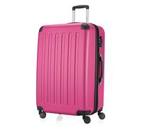 HAUPTSTADTKOFFER - SPREE - Valigia rigida, Trolley espandibile, Bagaglio con 4 ruote doppie, TSA, 75 cm, 119 litri, Rosa