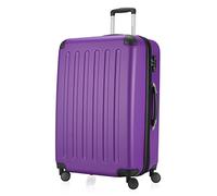 HAUPTSTADTKOFFER - SPREE - Valigia rigida, Trolley espandibile, Bagaglio con 4 ruote doppie, TSA, 75 cm, 119 litri, Viola