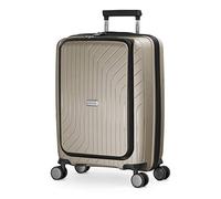 Hauptstadtkoffer TXL - Bagaglio a mano 55 x 40 x 23 cm con scomparto per laptop, TSA, Trolley rigido a guscio, Valigia a rotelle, 4 ruote doppie, 55 cm, 40 L, Champagne