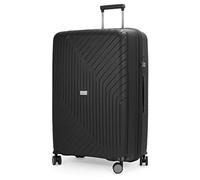 Hauptstadtkoffer TXL - Grande valigia rigida, TSA, 4 ruote doppie, Trolley, Valigia a rotelle, Valigia da viaggio, EXTRA LEGGERA, 76 cm, 120 litri, Nero