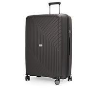 Hauptstadtkoffer TXL - Grande valigia rigida, TSA, 4 ruote doppie, Trolley, Valigia a rotelle, Valigia da viaggio, EXTRA LEGGERA, 76 cm, 120 litri, Titanio