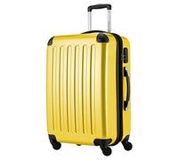 HAUPTSTADTKOFFER - Valigia Rigida Alex, Taglia 65 cm, 74 Litri, Colore Giallo