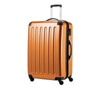 HAUPTSTADTKOFFER - Valigia Rigida Alex, Taglia 75 cm, 119 Litri, Colore Arancione