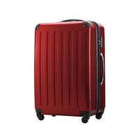 HAUPTSTADTKOFFER - Valigia Rigida Alex, TSA, Taglia 75 cm, 119 Litri, Colore Rosso