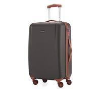 HAUPTSTADTKOFFER - Wannsee - Valigia da viaggio rigida e legera, media 68 cm, Trolley ABS, TSA, 63 litri, Titanio