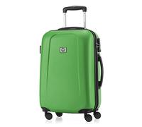HAUPTSTADTKOFFER - Wedding - Bagaglio a mano Valigia Trolley da Cabina rigido TSA ABS 4 ruote, 55 cm, 42 litri, Mela Verde