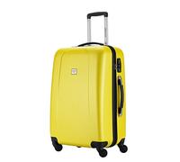 HAUPTSTADTKOFFER - Wedding - Valigia Trolley rigido ABS TSA 4 ruote, 65 cm, 67 litri, Giallo