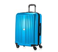 HAUPTSTADTKOFFER - X-Berg - Valigia Rigida, Taglia 65 cm, 90 L, Lucido Ciano blu