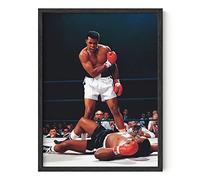 HAUS AND HUES Poster di Muhammad Ali, stampa artistica da parete su tela per uomini, decorazione da parete motivazionale, poster motivazionali per palestra, poster motivazionali (senza cornice, 30,5 x