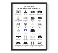 HAUS AND HUES Poster di Videogiochi retrò per pareti Poster da Parete per Videogiochi e Decorazioni per Poster del Giocatore (12 "x16, Senza Cornice)