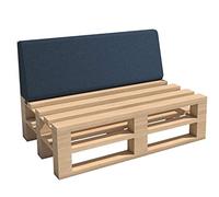 Haus & Garten Cuscino per pallet da giardino Madera, ideale per interni ed esterni, lavabile, sfoderabile, cuscino da seduta e per schienale