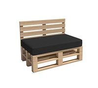 Haus & Garten Cuscino per pallet da giardino Madera, ideale per interni ed esterni, lavabile, sfoderabile, cuscino da seduta e per schienale
