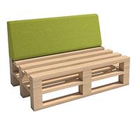 Haus & Garten Cuscino per pallet da giardino Madera, ideale per interni ed esterni, lavabile, sfoderabile, cuscino da seduta e per schienale