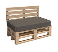 Haus & Garten Cuscino per pallet da giardino Madera, ideale per interni ed esterni, lavabile, sfoderabile, cuscino da seduta e per schienale
