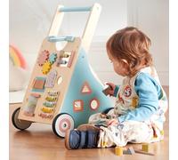 Haus Projekt Carrello Primi Passi Safari, Girello di Legno, Giocattoli per Bambini 1 anno, Regali di Primo Compleanno con Animali