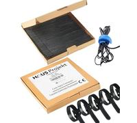 Haus Projekt Fascette Cavi Riutilizzabili, 100 x Nero, Forte Nylon Fermacavi, Fascette Strappo, Fermacavo Regolabile, Cable Management, Organizzatore Cavi per Ufficio, Giardino, Cuffie, USB, 200x12