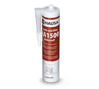 Hausa, Sigillante per camino e forno, 1 x 310 ml, speciale sigillante resistente al calore HA1500, silicone, sigillante, silicone sigillante, silicone sigillante, grigio scuro