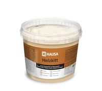 HAUSA Stucco per legno 1 kg Betulla Stucco per legno, kit per legno, stucco/pasta per legno per riparare danni al legno pronto all'uso eccellente potere riempitivo si asciuga rapidamente resistente