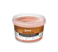 HAUSA Stucco per legno 250 g, stucco per legno di mogano, kit per legno, stucco/impasto per legno per riparare danni al legno, pronto all'uso, eccellente potere riempitivo, asciugatura rapida