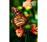 Hausaufgabenheft 2024/2025: Schmetterling - Schulplaner Für Grundschule, Mädchen, Jungen, Teenager Mit Wochenplaner Und Mehr| Raum Für Fach, Aufgaben, Notizen