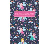 Hausaufgabenheft mit Feen / Elfen: ca. A5 Format, für 1 komplettes Schuljahr