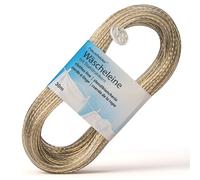 Hausfelder Fune stendibiancheria 30 metri con nucleo in acciaio per esterni - resistente agli strappi, stabile per giardino, balcone, campeggio, per interni ed esterni (30m)