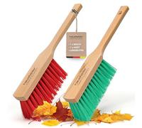 Hausfelder Set di 2 scopini a mano (duri e medi) per esterni