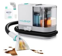 HAUSHOF Lavatappeti Portatile per Tappeti e Divani, Pulitore Portatile con 13 kPa di Potenza Aspirante, Ideale per Rimuovere Macchie da Tappeti, Divani, Auto e letti per Animal