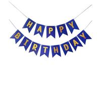 Hausio Happy Birthday, ghirlanda di compleanno, 5 m, decorazione per feste di compleanno, festone di compleanno, ghirlanda di compleanno, decorazione per adulti e bambini (stile 2)