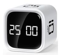 HAUSPROFI Pomodoro Timer, Countdown 5|25|10|50 Minuti, Timer a Gravità, Timer da Cucina, Sveglia a Tempo, Strumento di Gestione del Tempo, Aiuto per Bambini con ADHD per il Lavoro, lo Studio, lo Sport