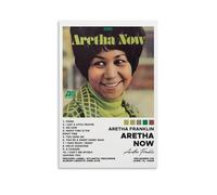 HAUSRENWRHHT Aretha Franklin Album Aretha Now Poster artistico da parete su tela con copertina estetica vintage, poster decorativo per soggiorno, camera da letto, 20 x 30 cm, senza cornice