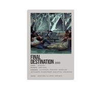 HAUSRENWRHHT Final Destination Poster decorativo da parete su tela, stampa estetica vintage, per soggiorno, camera da letto, 40 x 60 cm, senza cornice