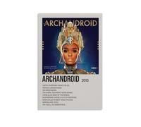 HAUSRENWRHHT Janelle Monae The ArchAndroid, poster decorativo da parete su tela, per soggiorno, camera da letto, 50 x 75 cm, senza cornice