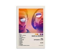 HAUSRENWRHHT PNL - Poster decorativo da parete con album di Dans La Légende su tela, per soggiorno, camera da letto, 30 x 45 cm, senza cornice