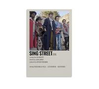 HAUSRENWRHHT Poster artistico da parete su tela con immagine di Sing Street, poster decorativo per soggiorno, camera da letto, 20 x 30 cm, senza cornice