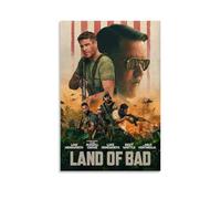 HAUSRENWRHHT Poster decorativo da parete con motivo Land of Bad su tela, estetico, vintage, per soggiorno, camera da letto, 30 x 45 cm, senza cornice