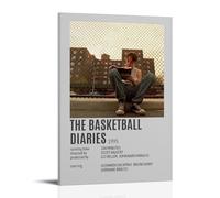 HAUSRENWRHHT Poster decorativo da parete con stampa di The Basketball Diaries, stampa artistica da parete estetica vintage, per soggiorno e camera da letto, 40 x 60 cm, con cornice