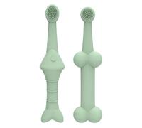 Haustierzahnbürsten Set | 2× Silikon-Fingerzahnbürsten für Hunde & Katzen