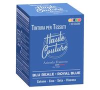 HAUTE COUTURE - Colorante Per Tessuti Blu - 350g - Blu Reale - Tutto in uno - Pronta all'uso per Abbigliamento e Tessuti