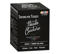 HAUTE COUTURE - Tintura Per Tissuti Nero - 350g - Tutto in uno - Pronta all'uso per Abbigliamento e Tessuti