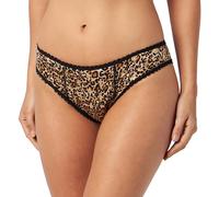 Haute pression Camelia Mutandine Brasiliane Leopardo con Pizzo Elastico in Vita e Cosce, Perdita Urinaria T38 Intimo, 42 Donna