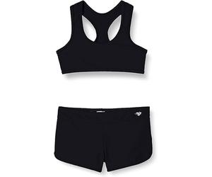 Haute pression Ensemble Deux pièces Fille Uni Bikini, Nero, 14 Anni Bambine e Ragazze