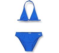 Haute pression Set Due Pezzi Ragazza Tinta Unita Bikini, Blu Elettrico, 14 Anni